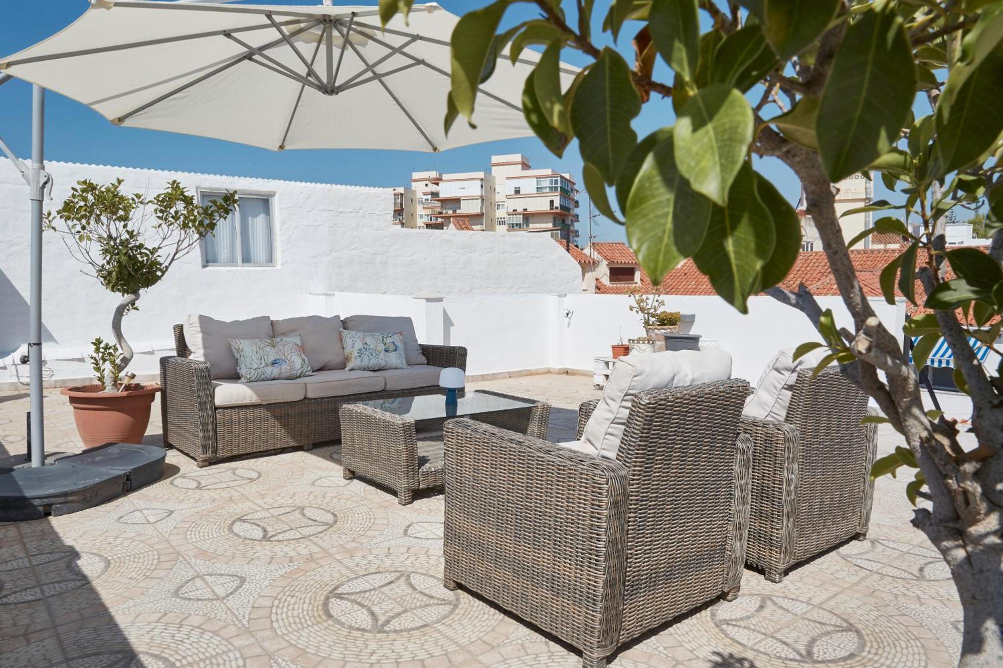 City Center Penthouse With Solarium 2 Minutes From The Beach Fuengirola Bagian luar foto